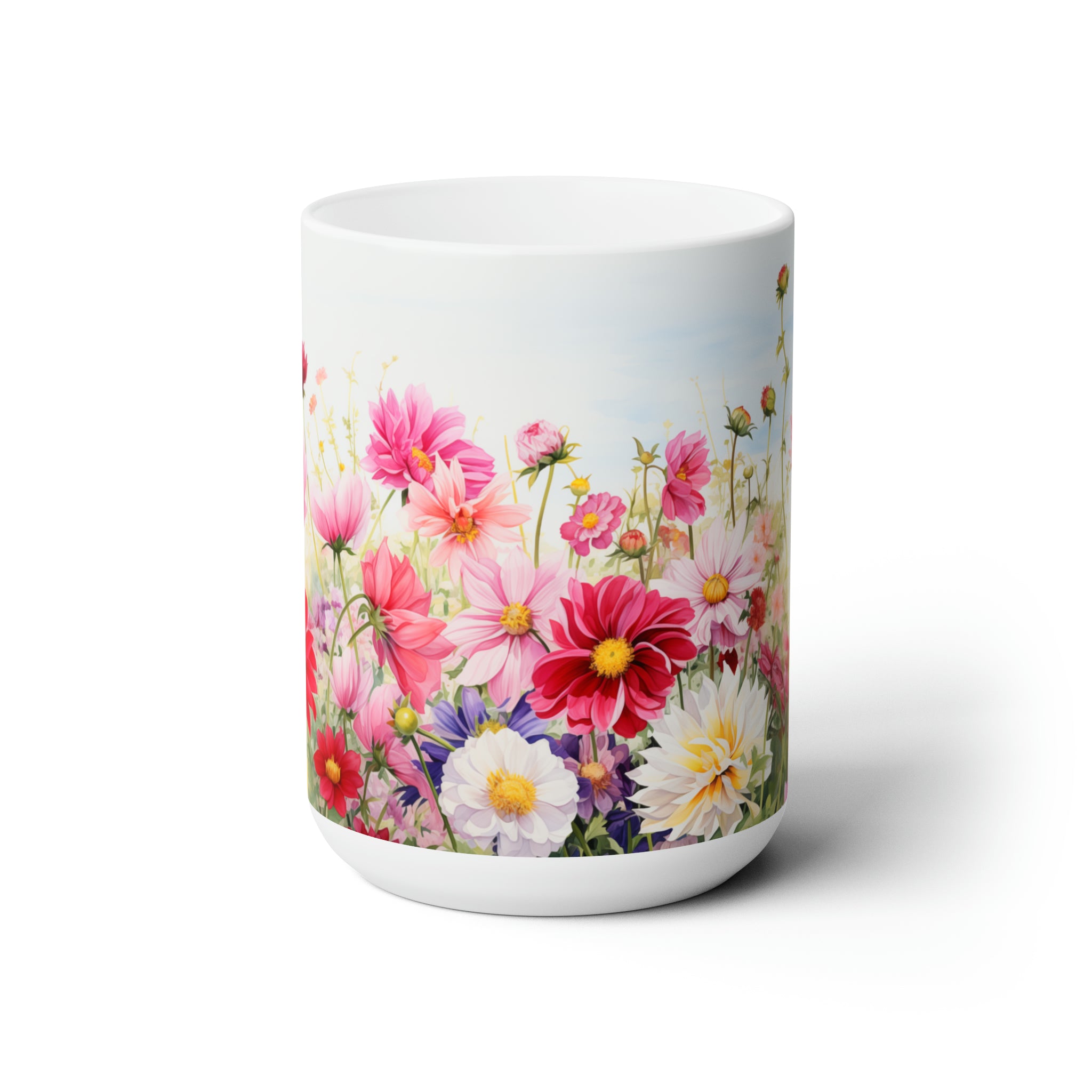 Flower Farm Ceramic Mug 15oz
