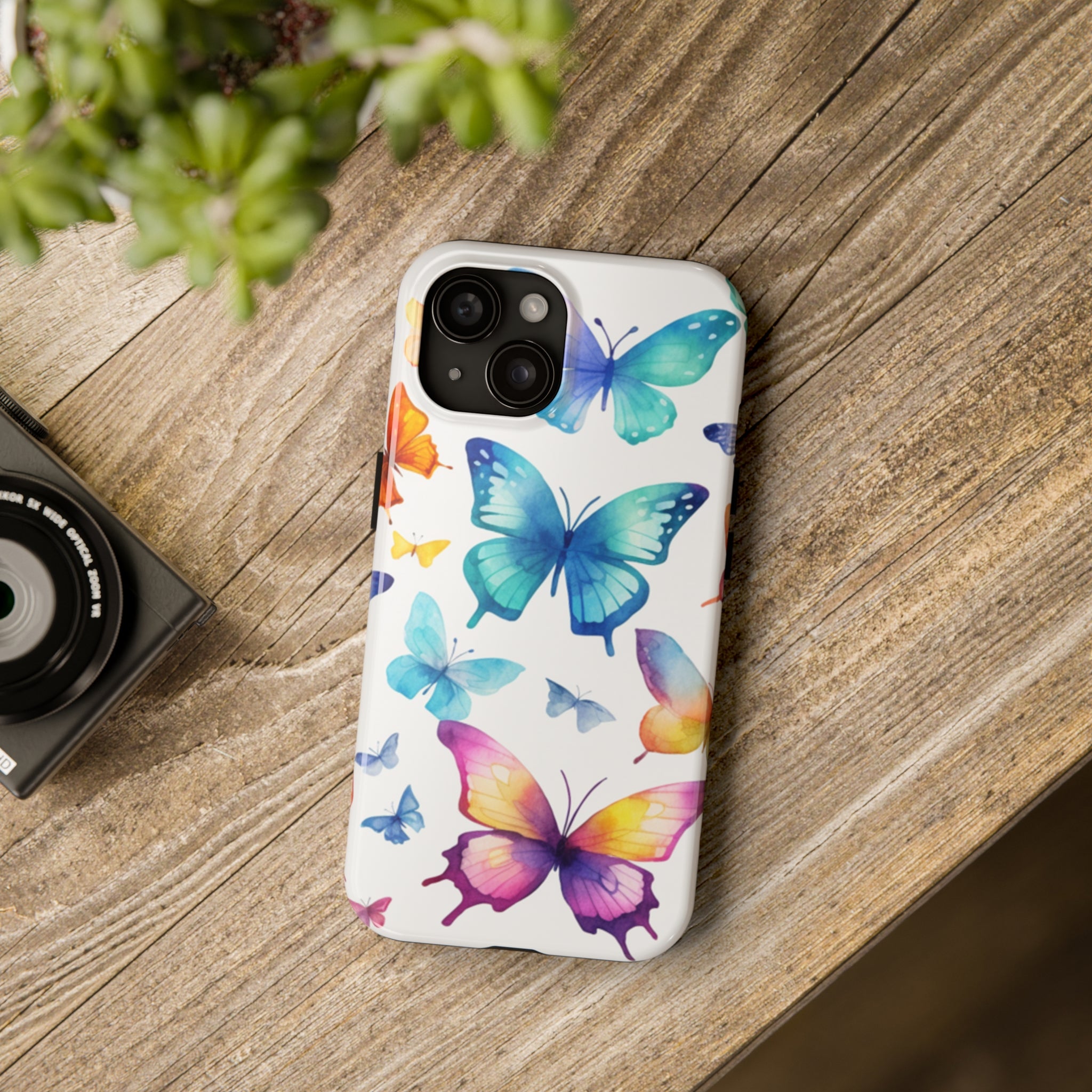 Butterflies On Tough iPhone Cases