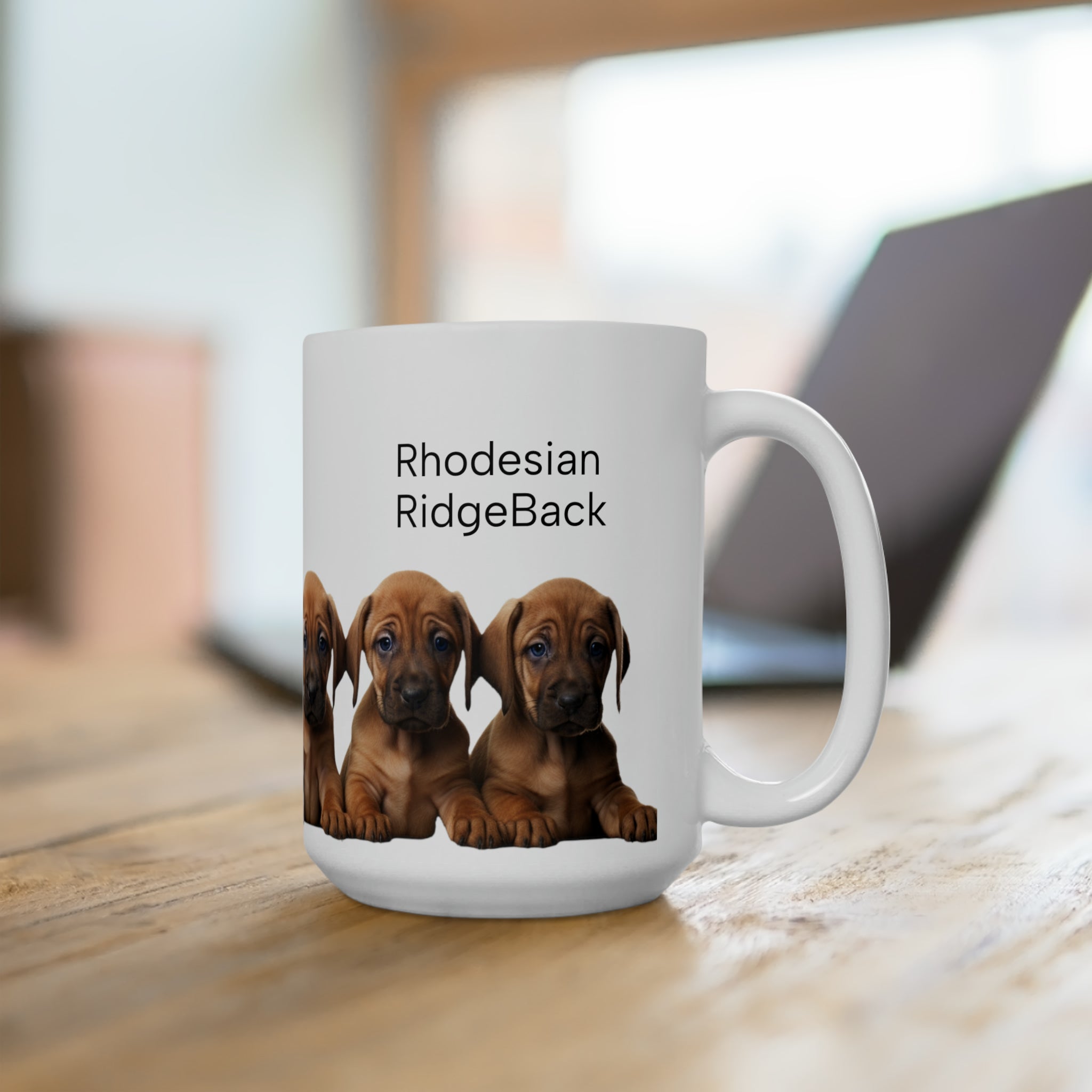 Rhodesian Ridgeback Puppies - Ceramic Mug 15oz