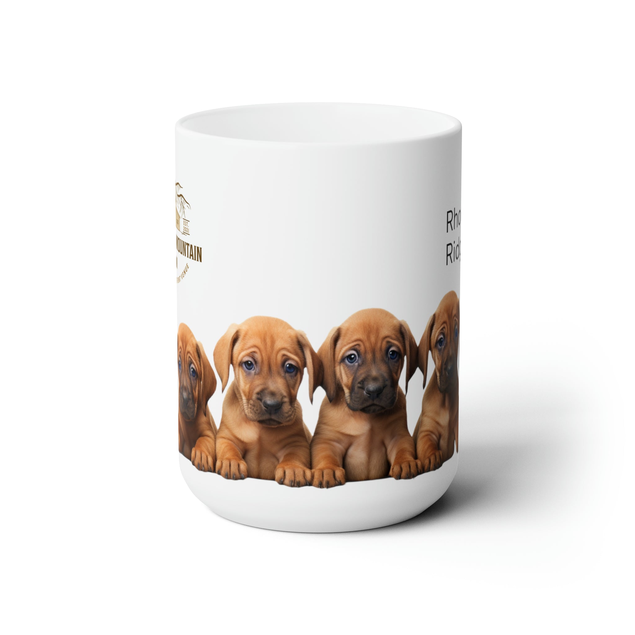 Rhodesian Ridgeback Puppies - Ceramic Mug 15oz