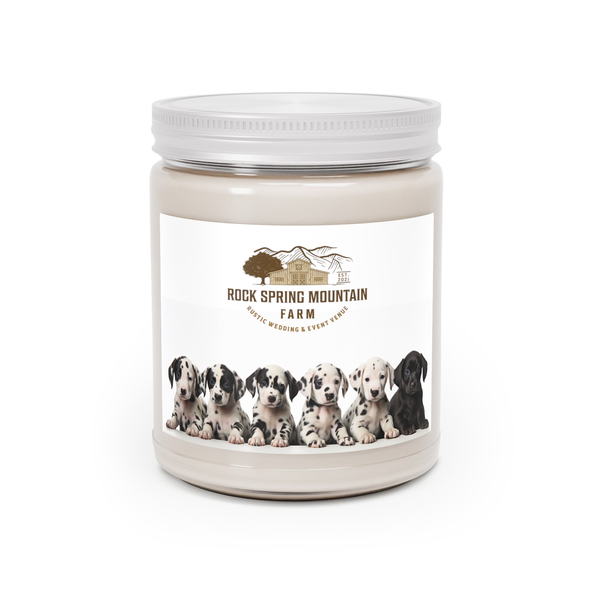 Dalmatian Puppies Scented Candles, 9oz